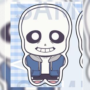 厂家开团传说之下undertale属性sans10cm棉花娃娃印花体玩偶挂件