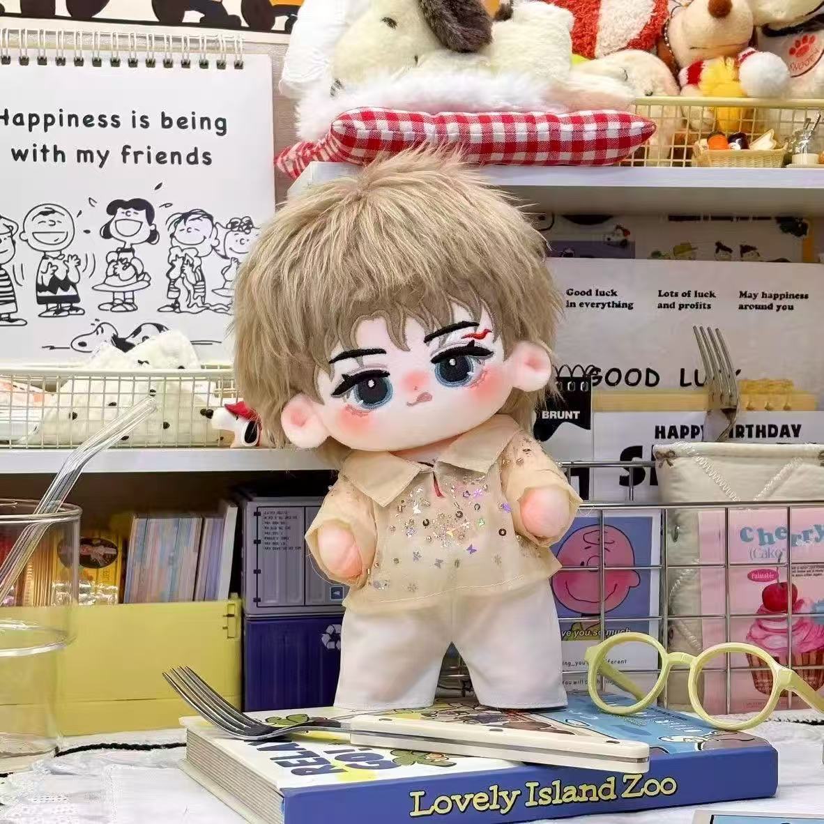 檀sweetie20cm棉花娃娃檀健次明,