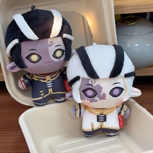 第五人格原创正版宿伞之魂谢必安范无咎属性10cm棉花娃娃bjd抽象