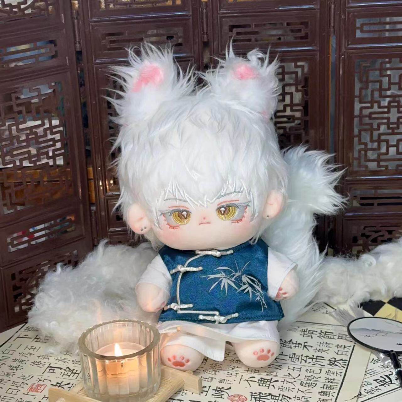 20厘米棉花娃娃衣服少年游古风套