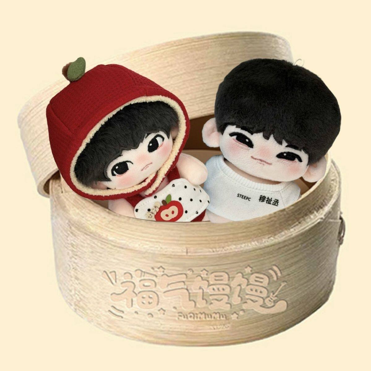 胖蛋&穆恩恩!TF家族三代穆祉丞属性10cm正常体棉花娃娃