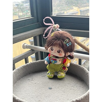 棉花娃娃20cm衣服可爱娃衣连体睡衣可爱玩偶10/15厘米背带裤T恤