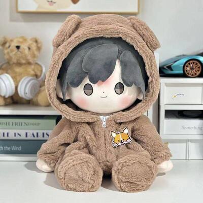 策策虎冬日狗狗40cm棉花娃娃衣服