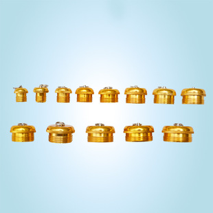 鱼竿后堵头 细丝镀铜金属鱼竿后堵 鱼竿配件 渔具垂钓用品