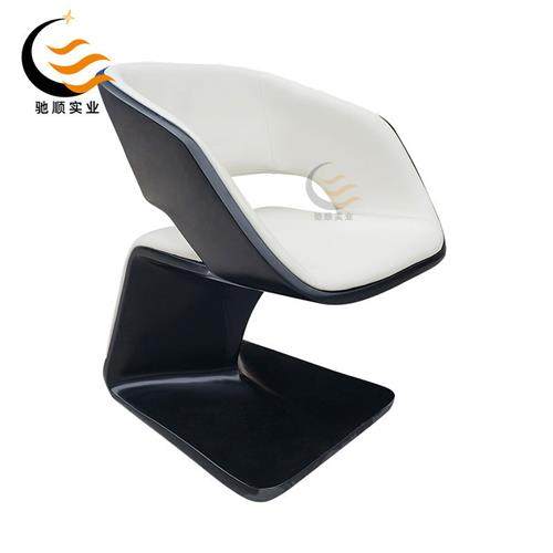 厂家定制玻璃钢软包单人位座椅酒店休息等候椅写字楼创意美陈单椅