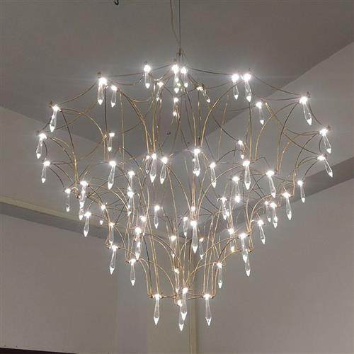 售楼部吊灯酒店工程光立方满天星会所吊灯餐厅公装灯具