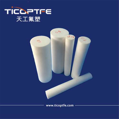 .加工耐老化高温绝缘防腐蚀聚四氟乙烯棒 PTFE塑料王铁氟龙棒