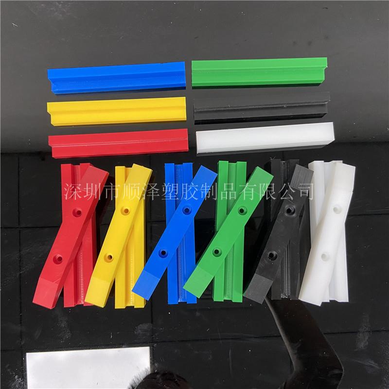 .超高分子量聚乙烯板PP塑料板黄绿色黑白色PE板耐磨UPE棒雕刻加工