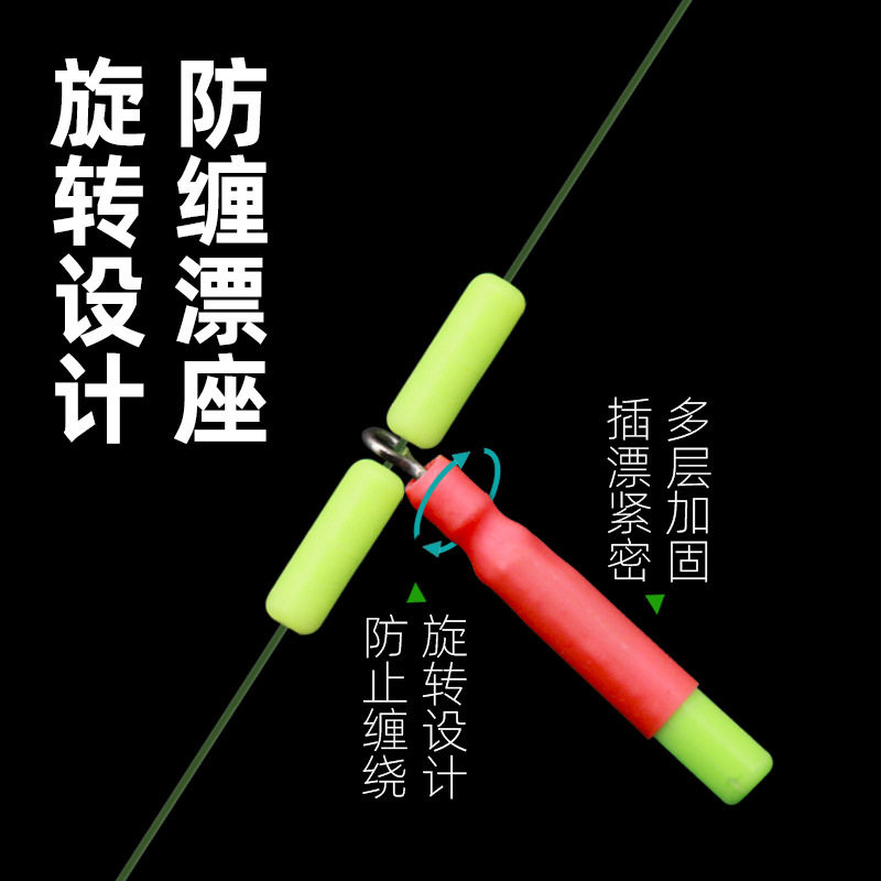 钓翘嘴线组强拉力尼龙手竿梢结大