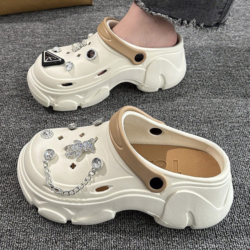 防滑洞洞鞋鞋女士外穿夏季配饰厚