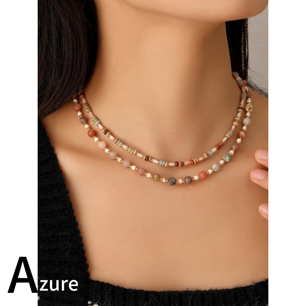 多巴胺项链轻奢高级感串珠手链吊坠ins小众设计轻奢闺蜜手串套装