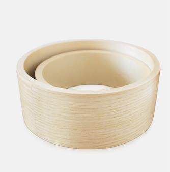 樟子松实木弯曲木圆形圈圆形框画框相框墙壁圆圈装饰造型