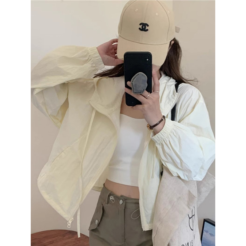 防晒衣女短款外套显瘦小个子上衣