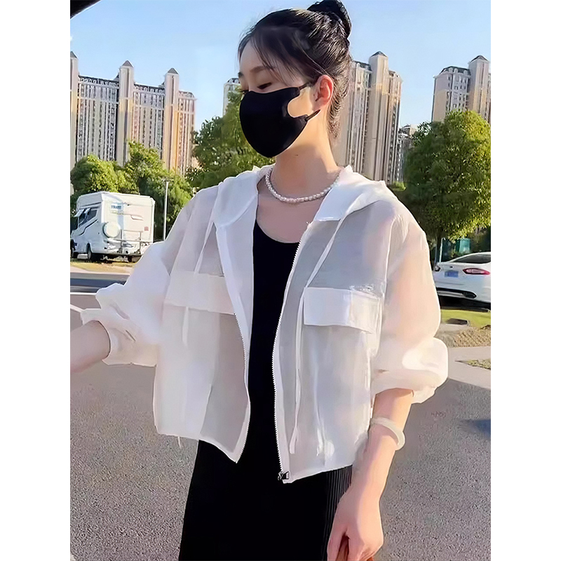 防晒衣女轻薄短外套夏季2025新款