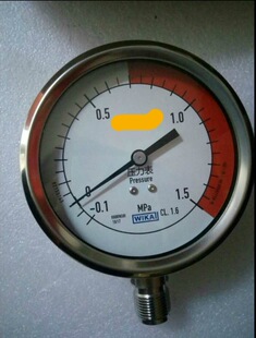 山东新华电加热蒸发器洁净蒸发器WIKA威卡压力表-0.1~1.5MPa