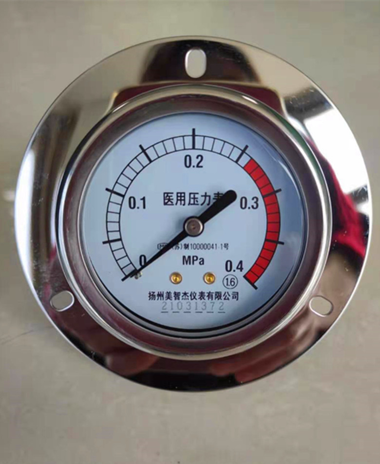 立式山东医用压力表灭菌