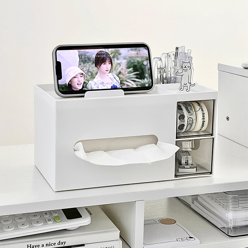 办公室笔筒收纳盒抽屉式