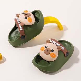 宝宝洞洞鞋男宝夏款2026新款儿童拖鞋男童女孩子家居室内柔软防滑