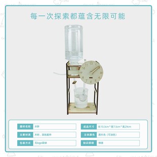古代水钟实验刻漏漏壶古时候计时器模型滴水时钟STEM儿童科学玩具