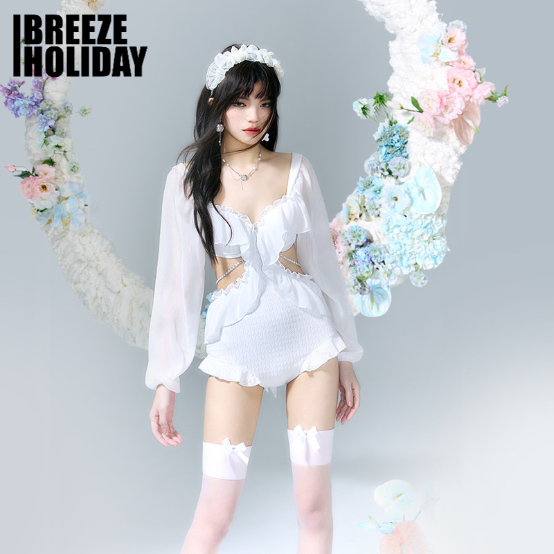 breezeholiday连体泳衣女