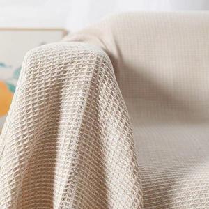 沙发毯盖布北欧in白色沙发巾多用途棉线沙发套罩三人防滑沙发.