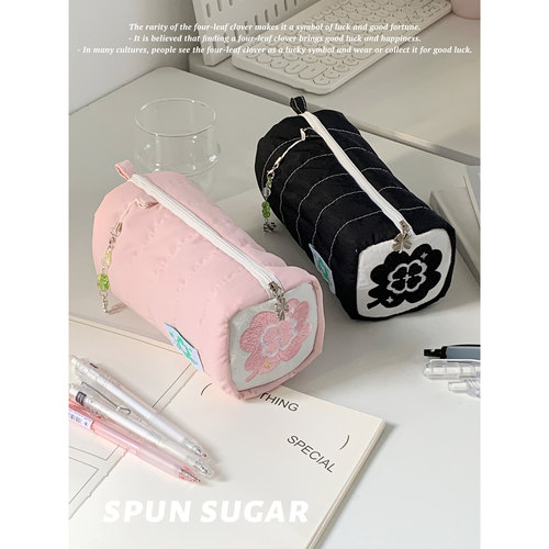 棉花加点糖笔袋尼龙原创设计