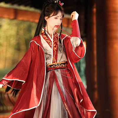 襦裙汉元素一整套男女同款