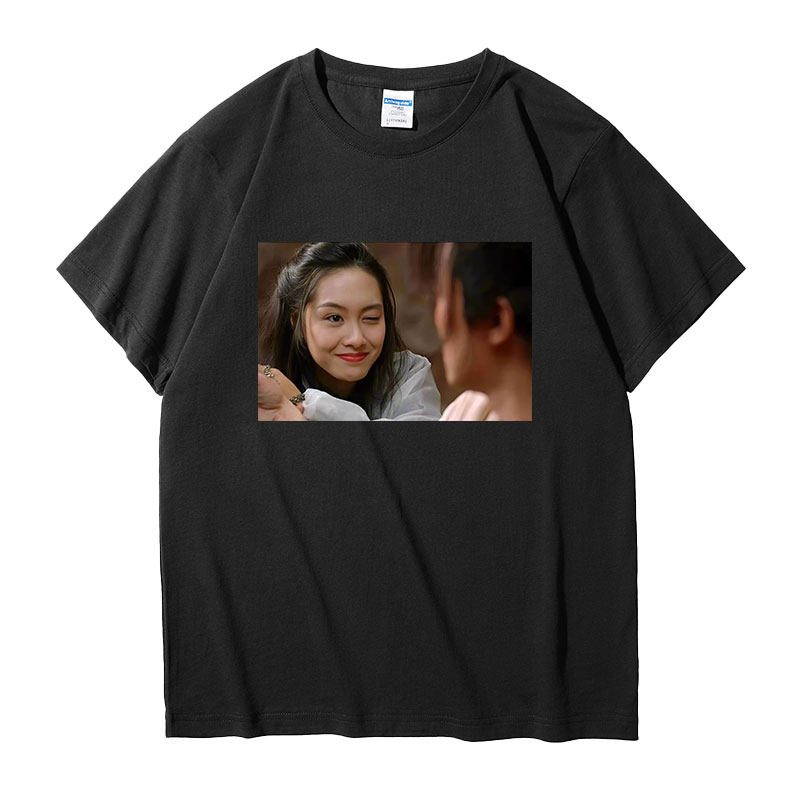 香港经典电影黑金梁家辉周朝先我话讲完谁赞成谁反对短袖t恤衣服