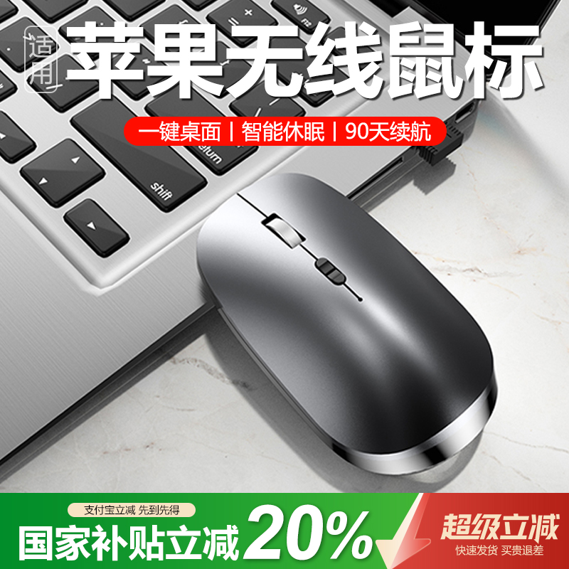 【政府补贴】无线鼠标蓝牙双模静音电脑通用办公滑鼠充电2025新款