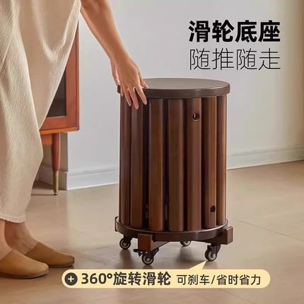 实木凳子家用可叠放板凳组合收纳圆凳餐桌椅方凳客人备用凳叠叠凳