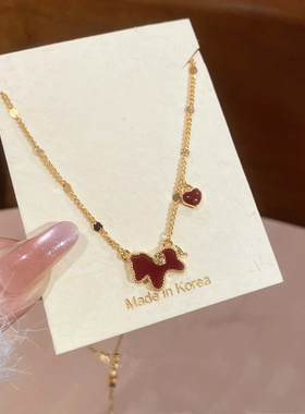 小马项链不掉色高级感