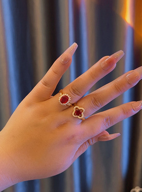 925银培育鸽血红宝石戒指