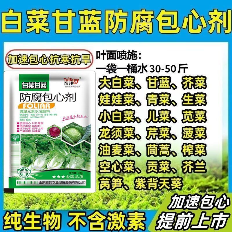卷心菜催生叶面肥白菜生菜油麦菜农用速长专用肥