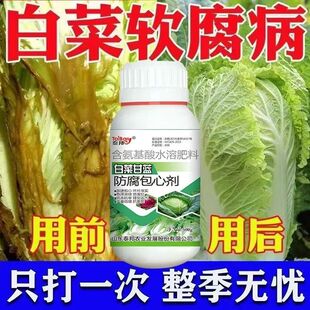 白菜杀菌剂软腐灵白菜腐烂黄叶软腐根腐病全清防烂防腐包心剂肥料