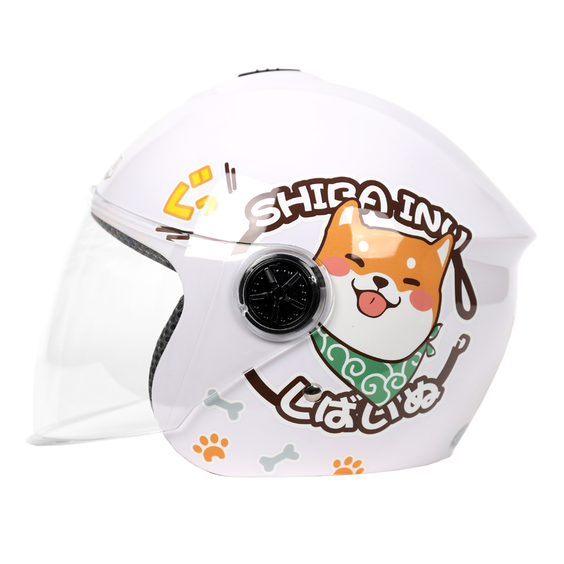 儿童头盔摩托车电动车半盔四季通用个性安全帽男女孩亲子冬季宝宝