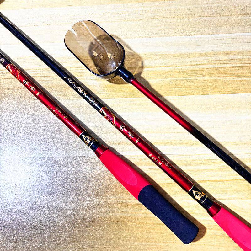 鱼栖林神兽打窝勺抛饵勺远投精准碳素竿杆驯青师打窝器定点浮水