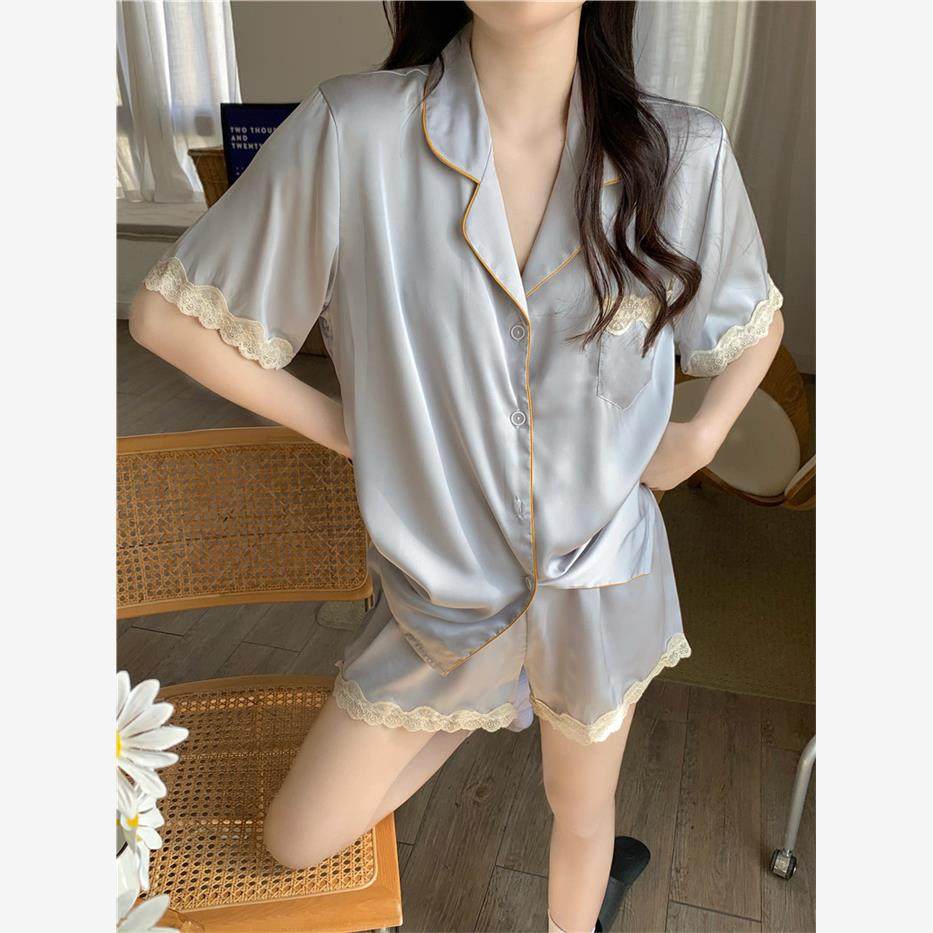 睡衣女夏款家居服套装