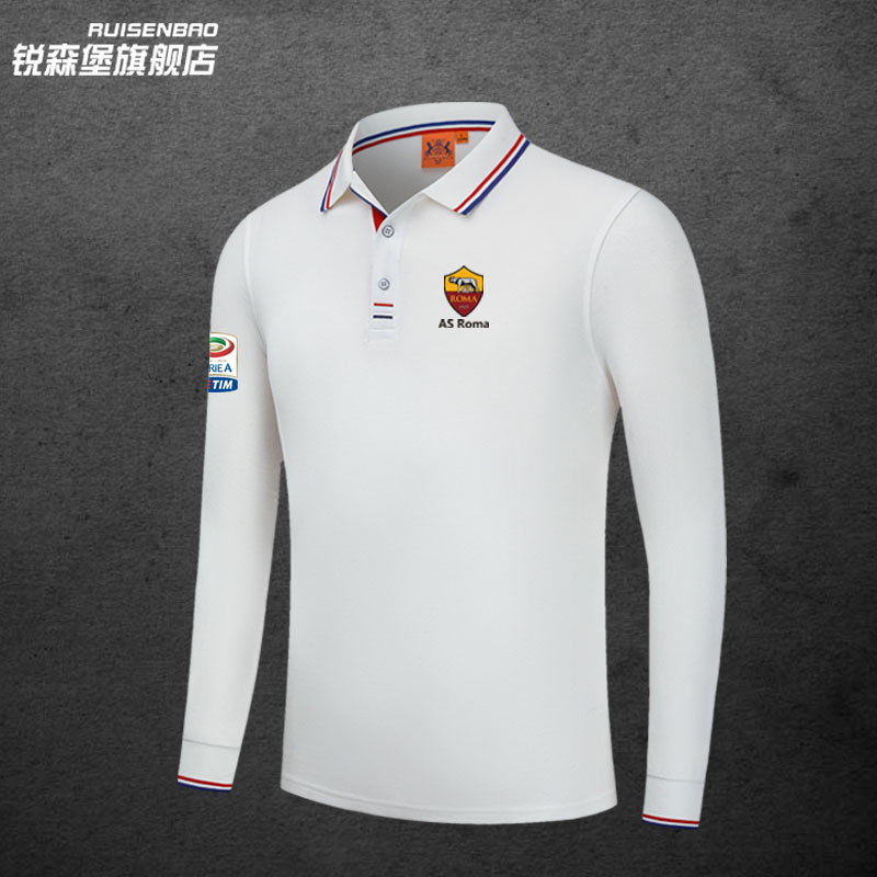罗马红狼意甲卫衣服运动polo衫
