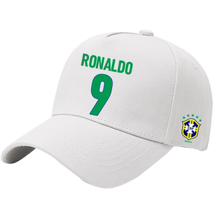 罗纳尔多大罗9号复刻经典巴西队运动鸭舌帽夏季男士棉遮阳棒球帽