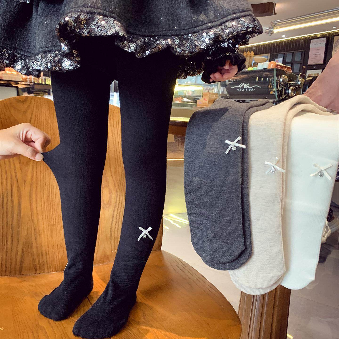 米米哈罗女童连裤袜冬装2025新款儿童加绒加厚打底裤小女孩保暖裤,童装/婴儿装/亲子装,打底裤,淘宝优惠券,粉丝福利购,淘宝优惠卷