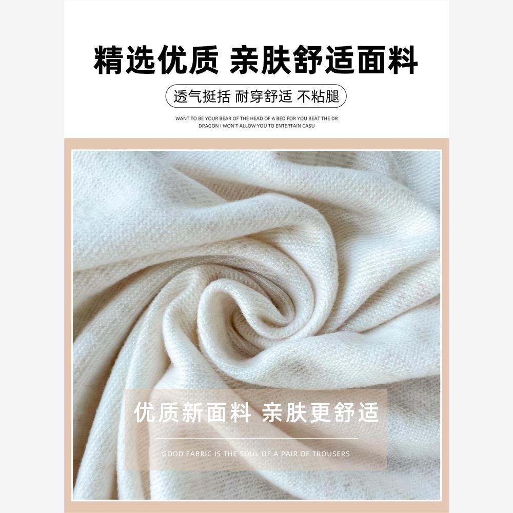 韩系糯米西装裤女秋季2025新款高腰宽松慵懒休闲直筒垂坠感阔腿裤