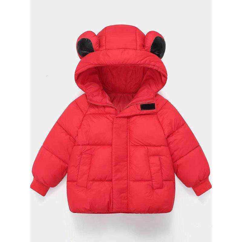 儿童羽绒服男女童冬季羽绒服90白鸭绒宝宝小童短款卡通保暖外套
