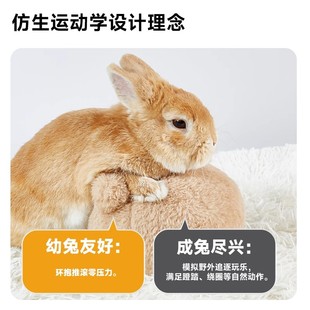 yee兔子玩具解闷器发情球发泄侏儒兔荷兰猪豚鼠磨爪神器成幼用品