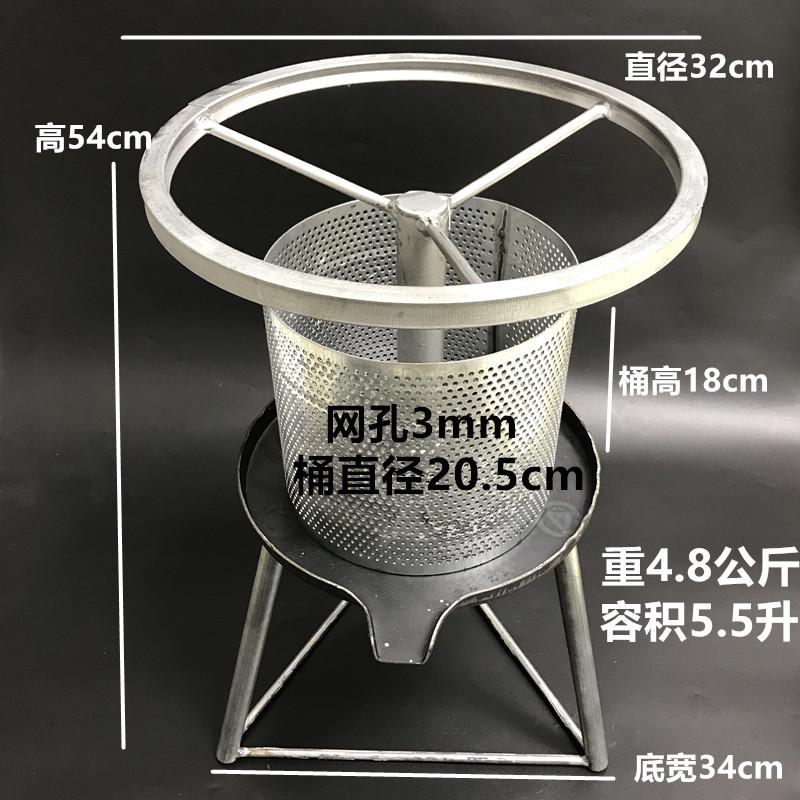榨油机铁质手动榨油机猪油渣压饼机饼辣椒L水果中药渣榨汁机压榨