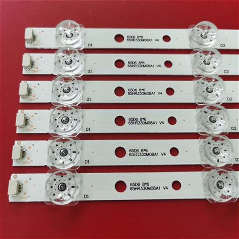 适用TCL 65V2 65F6 D65A6灯条TCL-65D6-6X8-3030 6Q5HR330M08A41V