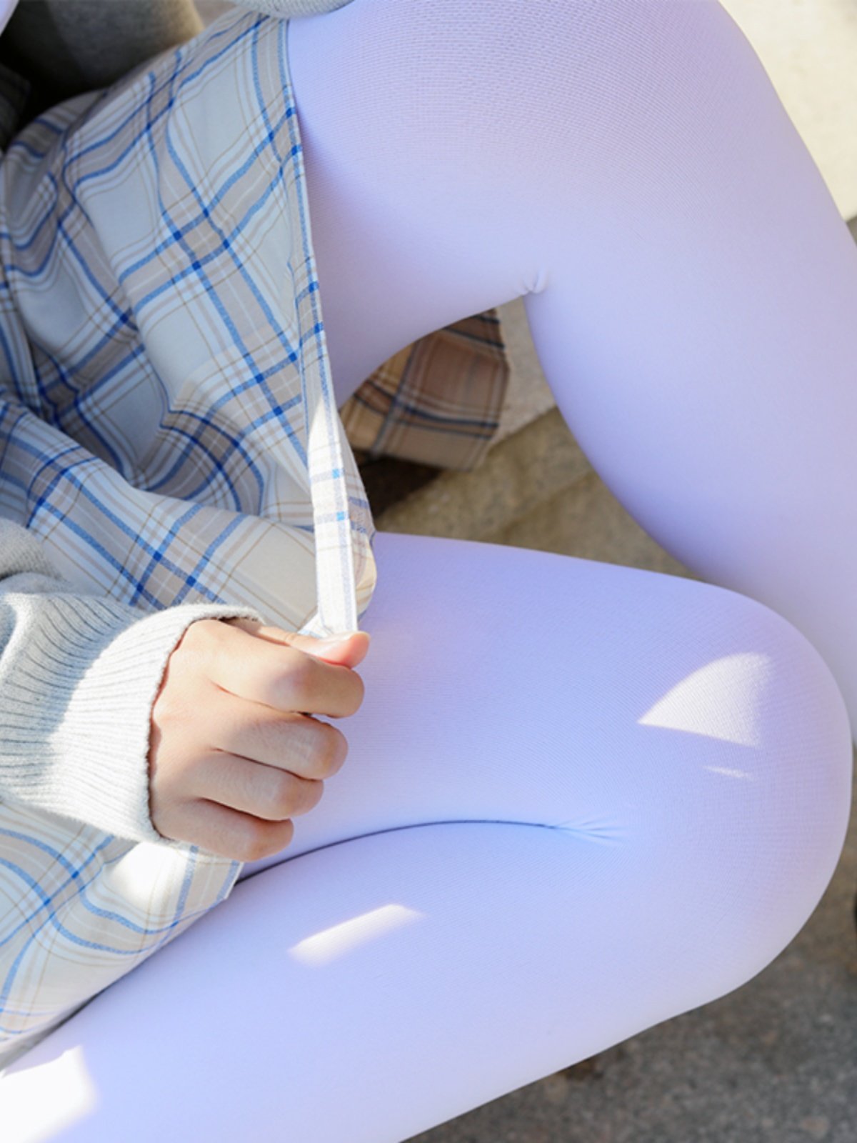 大码白色连裤袜天鹅绒80D加大纯白伪娘丝袜加裆裤袜男女装大佬