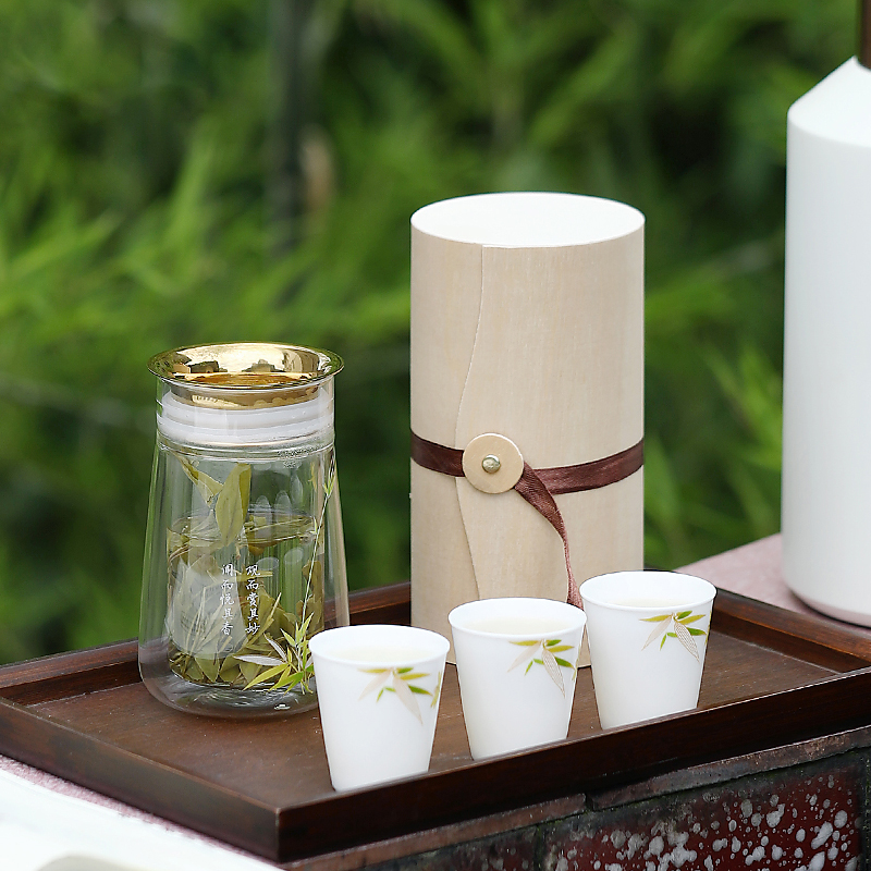 旅行便携一壶两杯旅行茶具套装