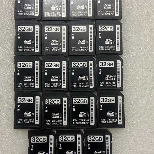 议价00ML701/78P4142 32G SD卡 成色如下图