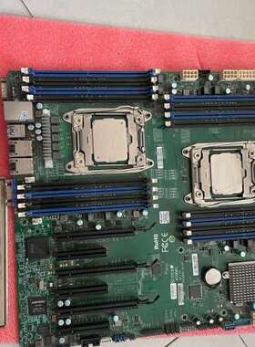 议价拆机2696v3超微X10DRi 双路服务器主板  带挡板