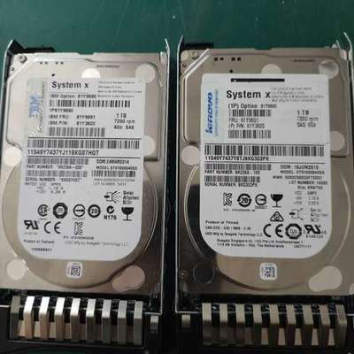 议价IBM 1ＴSAS  7200转 6GB 81Y9691 8